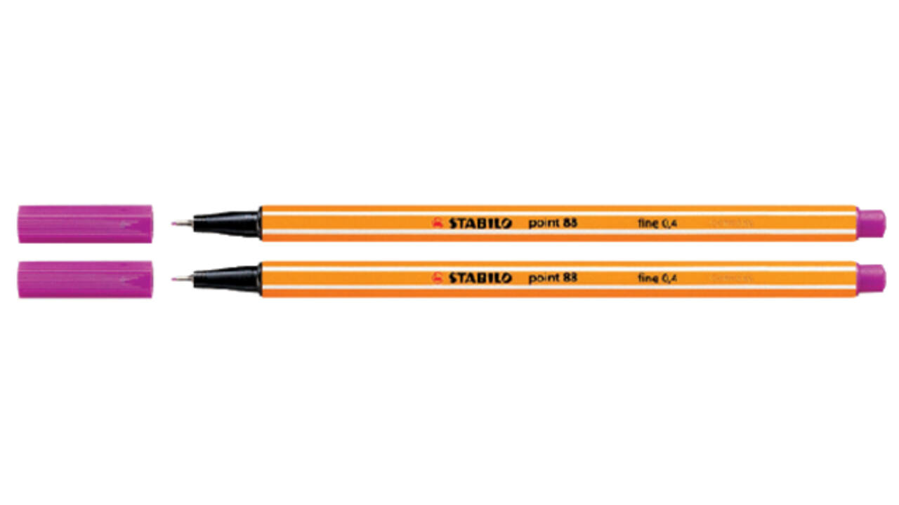 Fineliner STABILO point 88/56 fijn roze rood