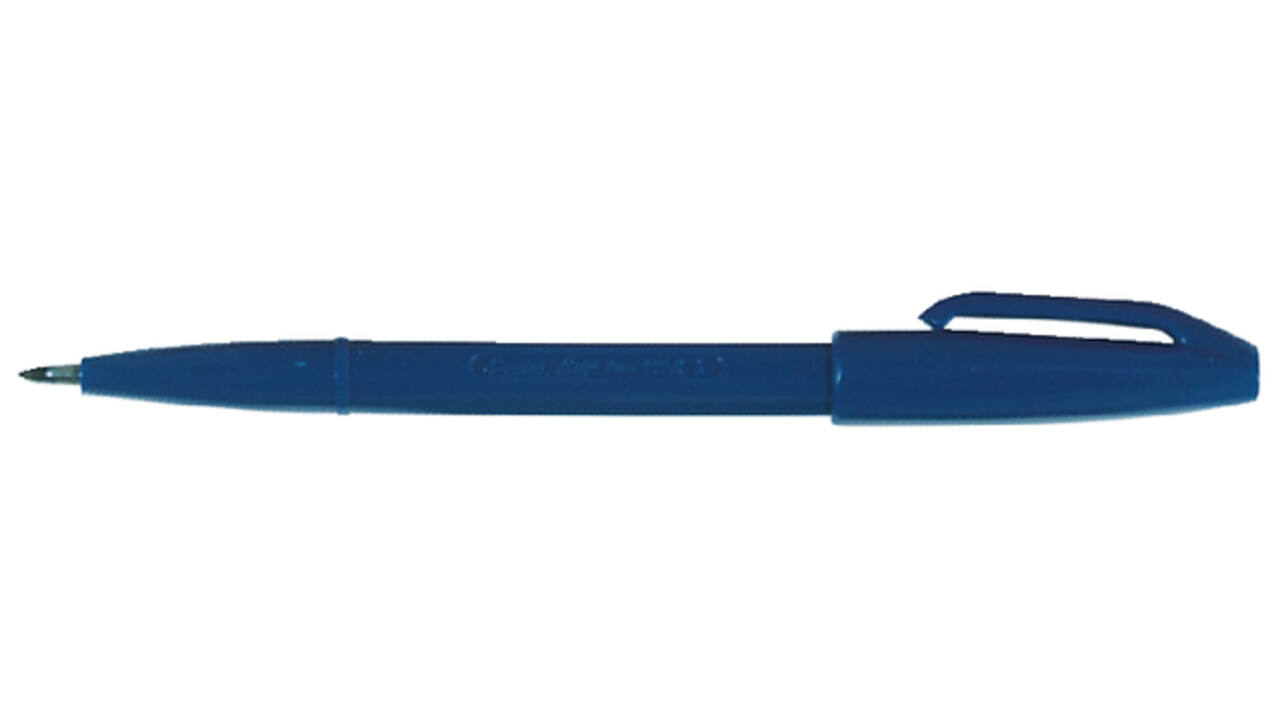 Fineliner Pentel Signpen S520 medium blauw
