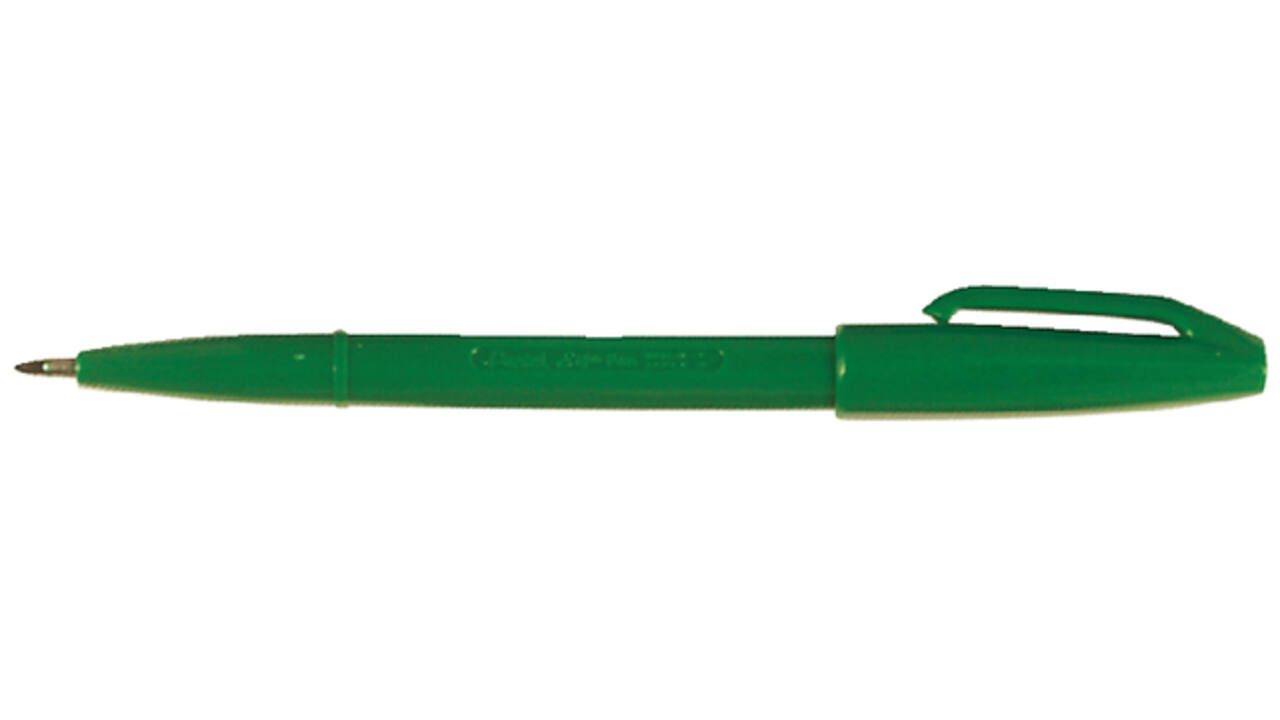 Fineliner Pentel Signpen S520 medium groen