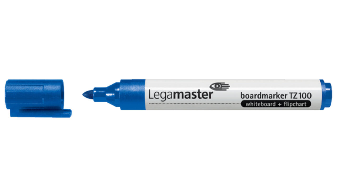 Whiteboardmarker Legamaster TZ 100 rond 1.5-3mm blauw blister à 2st