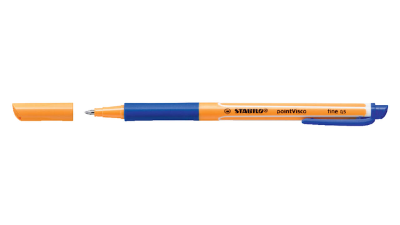 Rollerpen STABILO PointVisco 1099/41 fijn blauw