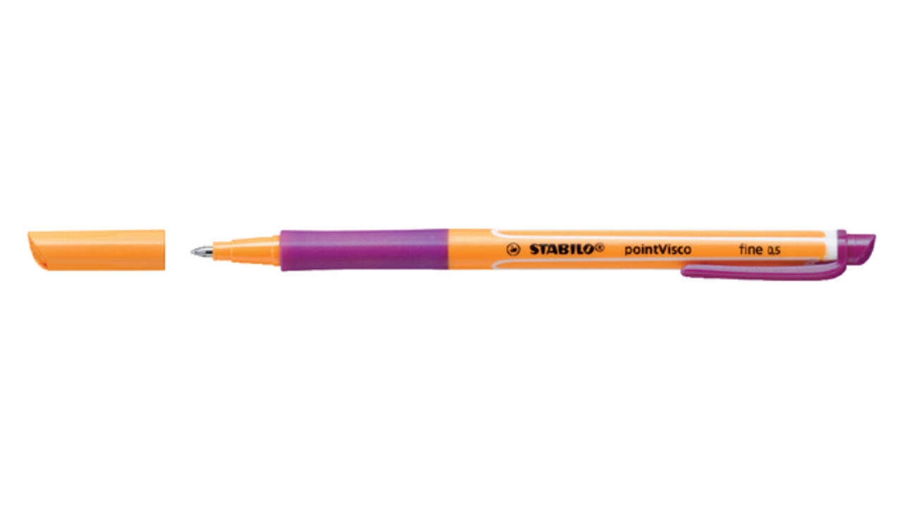 Rollerpen STABILO PointVisco 1099/58 fijn lila