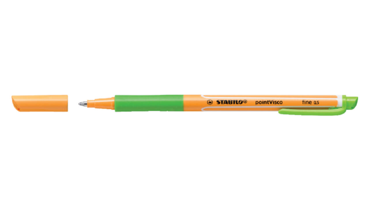 Rollerpen STABILO PointVisco 1099/43 fijn loofgroen