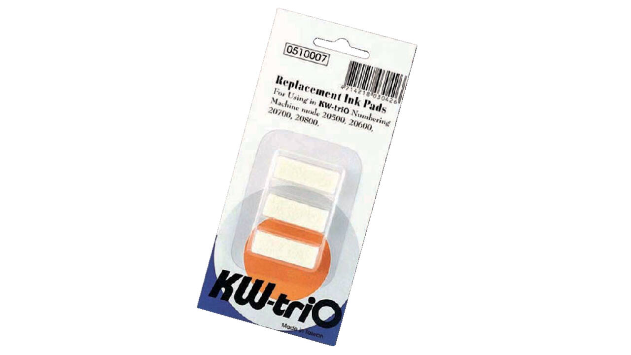 Stempelkussen KW-trio numeroteur 3 stuks