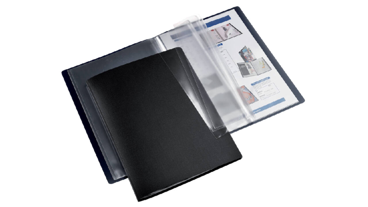 Showmap Europel flexibel A4 30-tassen zwart