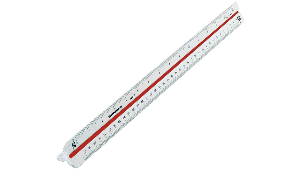 Schaalstok Rumold 150/30 1 1:20/25/50/75/100/125