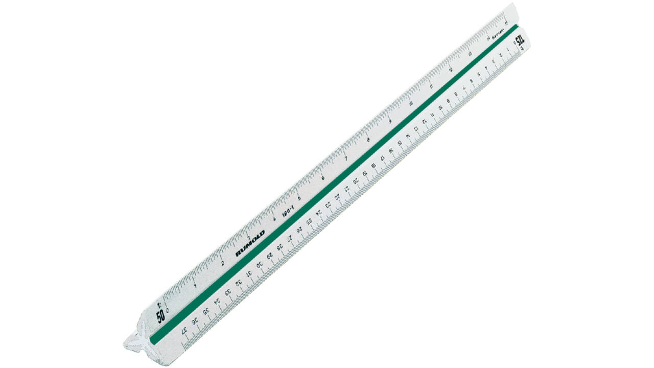 Schaalstok Rumold 150/30 DIN 1:2.5/5/10/20/50/100