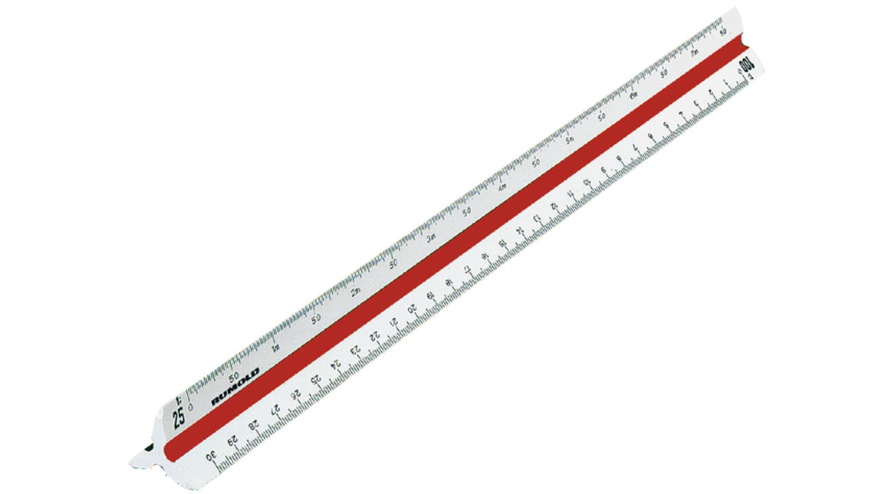 Schaalstok Rumold 150/30 2 1:20/25/33.33/50/75/100