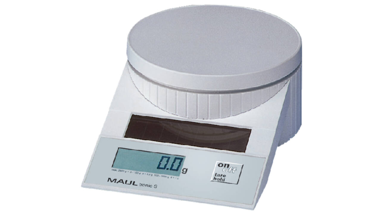 Briefweger MAUL Tronic solar tot 2000 gram wit