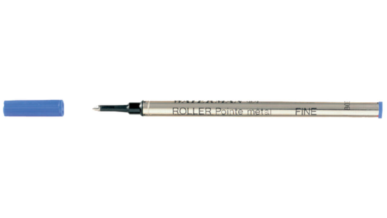 Rollerpenvulling Waterman fijn blauw blister à 1 stuk
