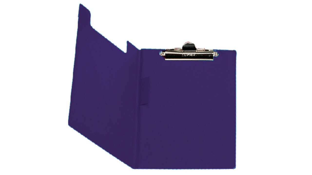 Klembordmap Bantex met klem en penlus donkerblauw