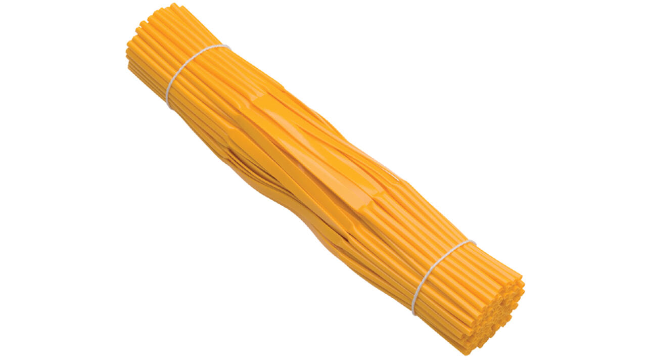 Bundelmechaniek Djois JalemaClip slangetjes 215mm geel 100 stuks