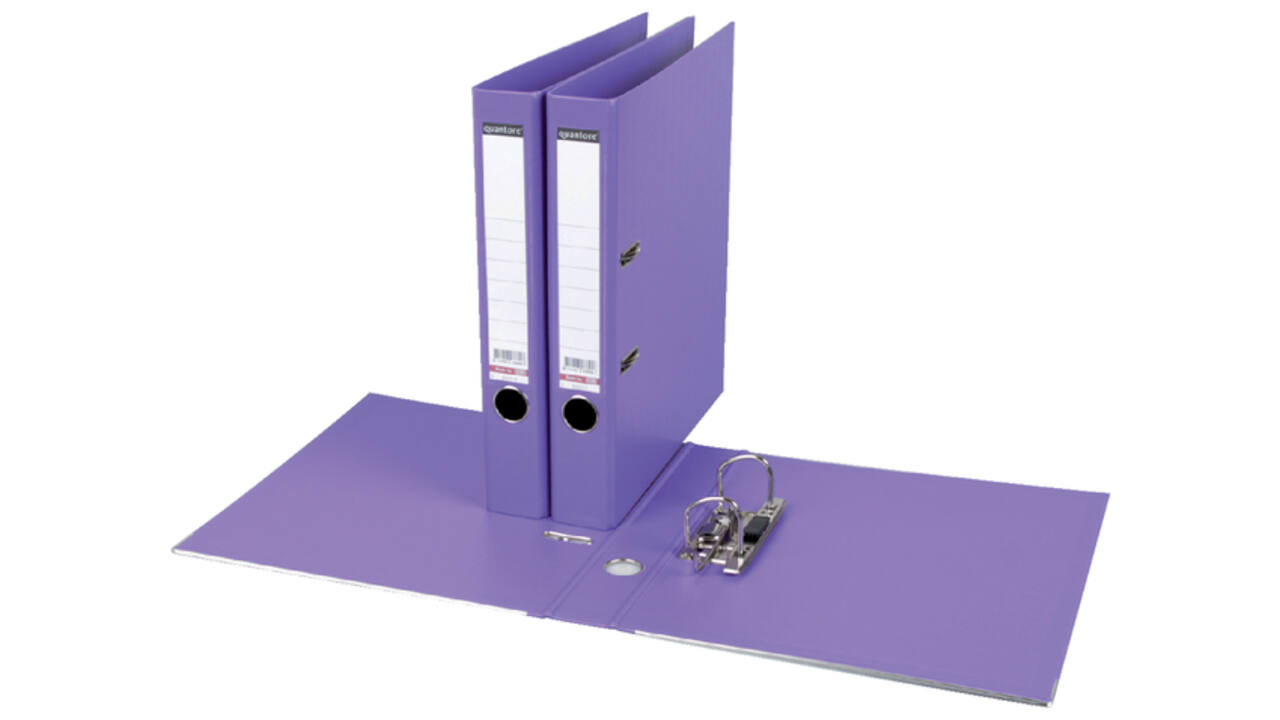 Ordner Quantore A4 50mm PP violet