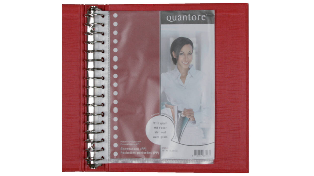 Showtas Quantore A5 17-gaats PP 0.06mm nerf 10 stuks