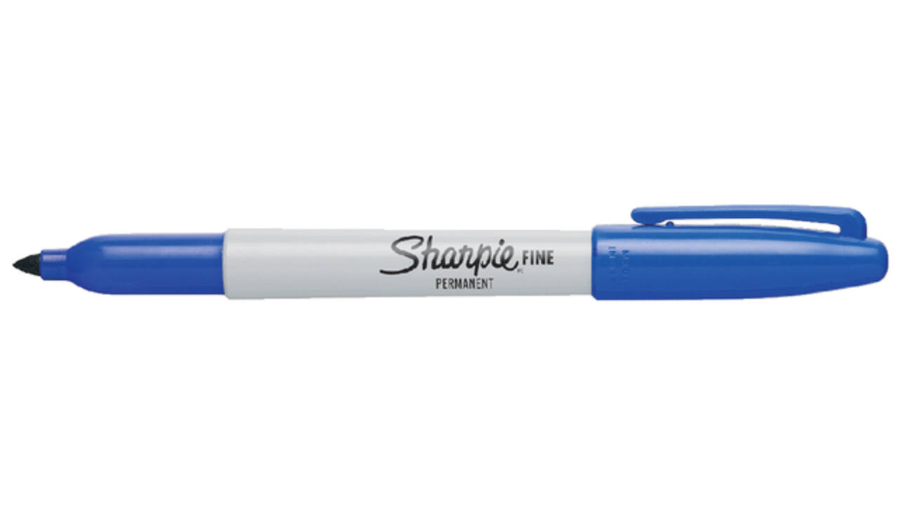 Viltstift Sharpie rond fijn blauw