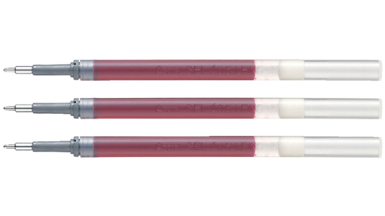 Gelschrijvervulling Pentel LR7 Energel medium rood