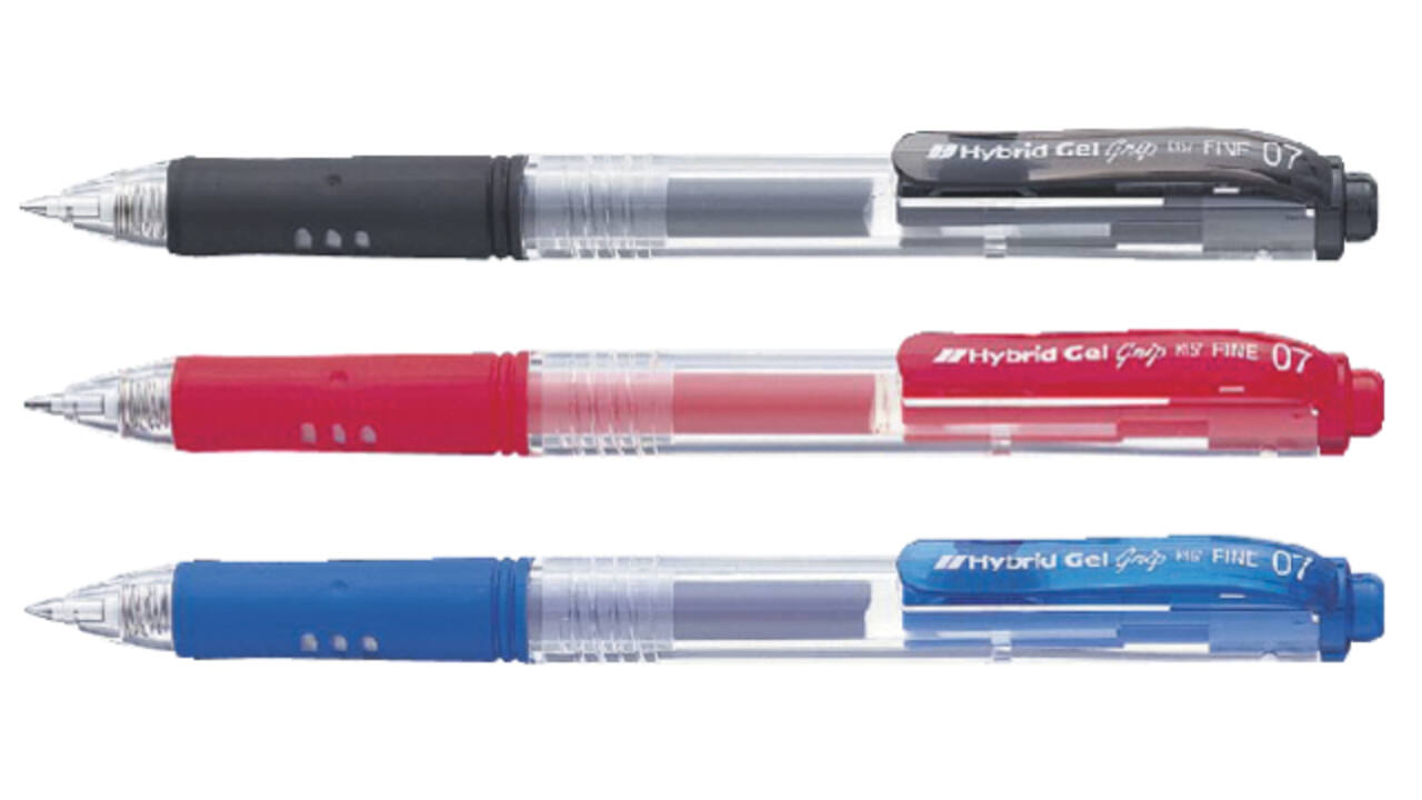 Gelschrijver Pentel K157 medium zwart