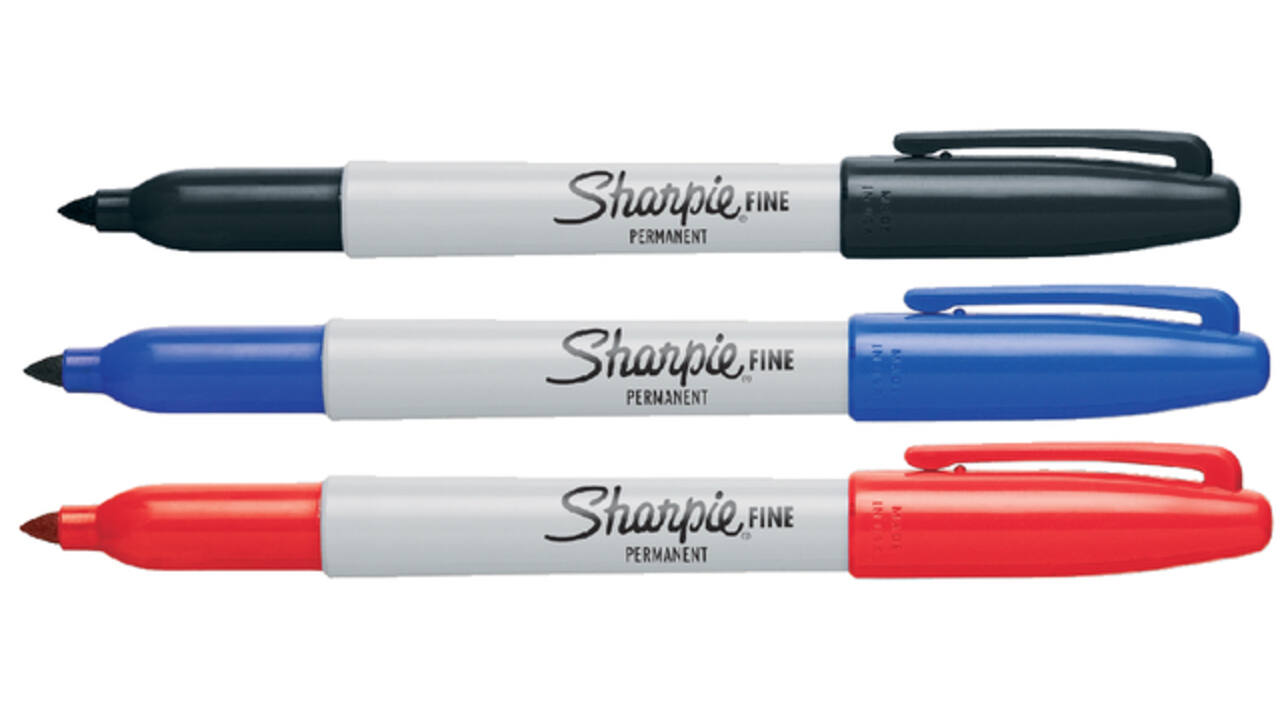 Viltstift Sharpie rond fijn blauw