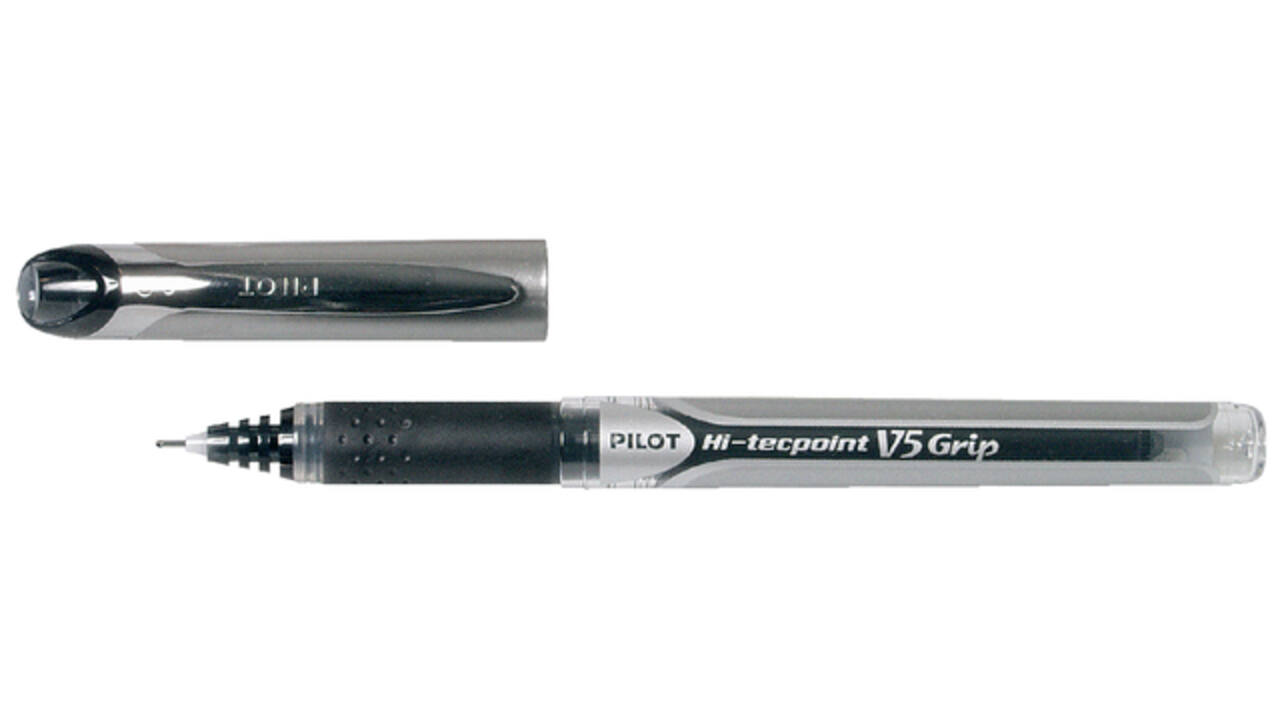 Rollerpen PILOT Hi-Tecpoint Grip V5 fijn zwart