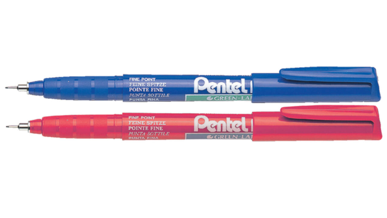 Fineliner Pentel NMF50 fijn rood