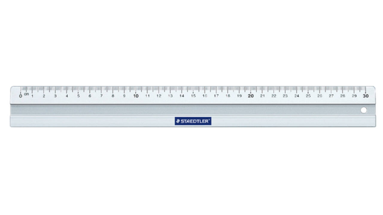 Liniaal Staedtler 563 300mm metaal