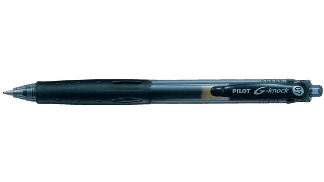Gelschrijver PILOT Begreen G-knock medium zwart