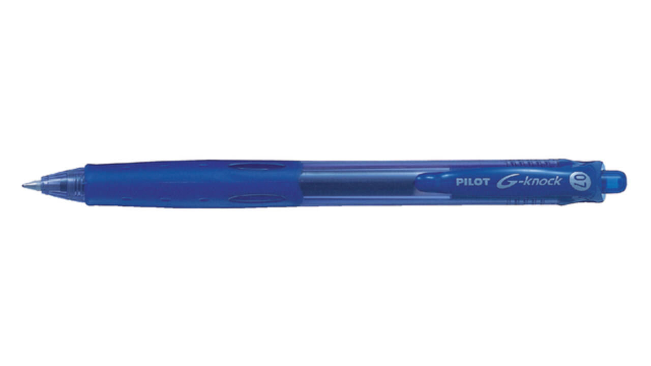 Gelschrijver PILOT Begreen G-knock medium blauw