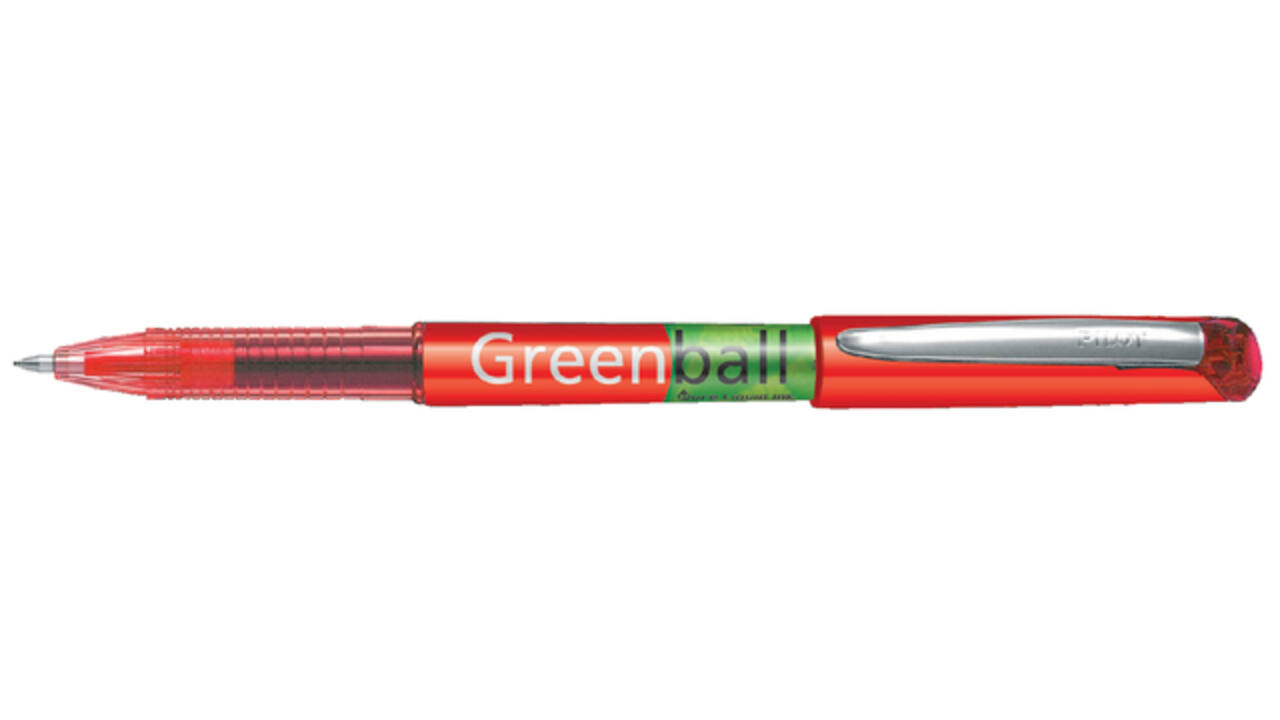 Rollerpen PILOT Greenball Begreen medium rood