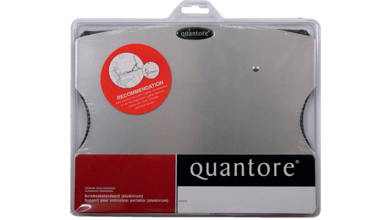 Laptopstandaard Quantore verstelbaar aluminium