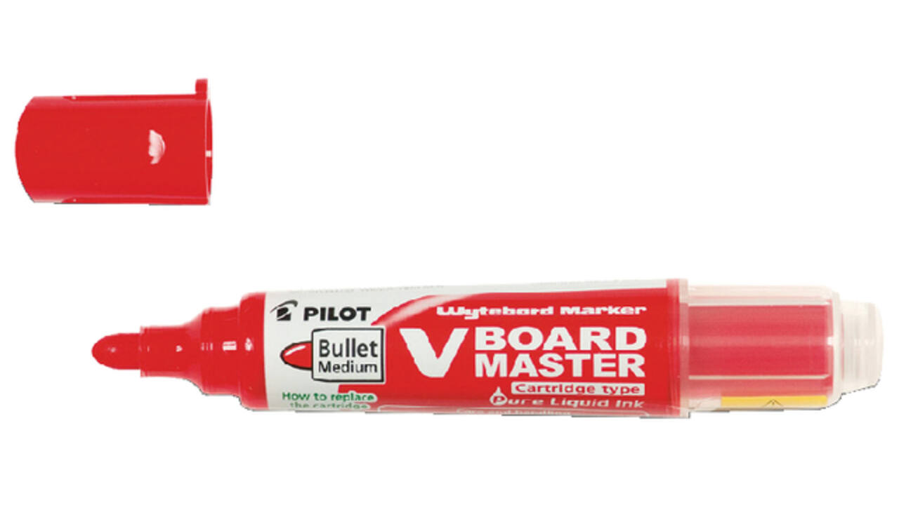 Whiteboardmarker PILOT Begreen rond medium rood