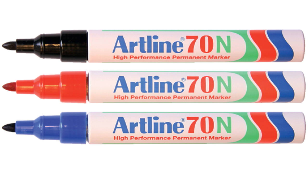 Viltstift Artline 70 rond 1.5mm zwart