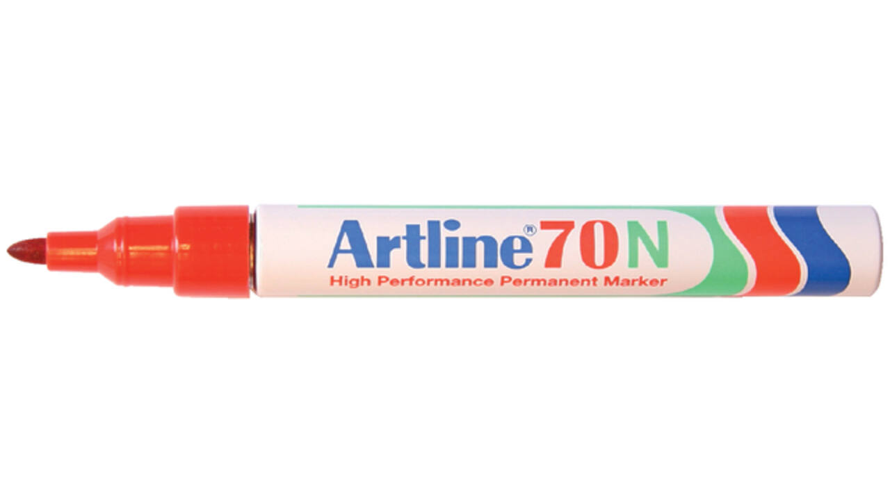 Viltstift Artline 70 rond 1.5mm rood