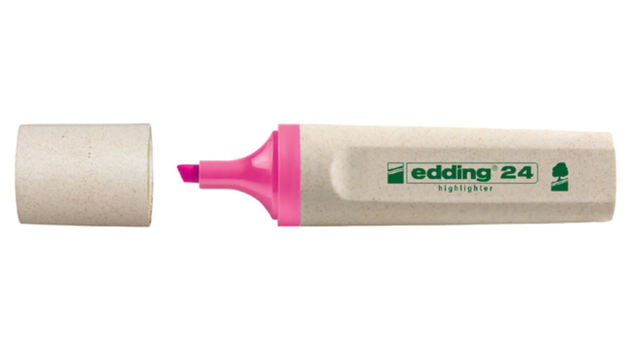 Markeerstift edding 24 EcoLine roze