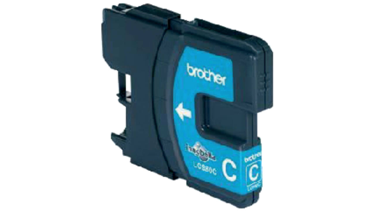 Inktcartridge Brother LC-980C blauw