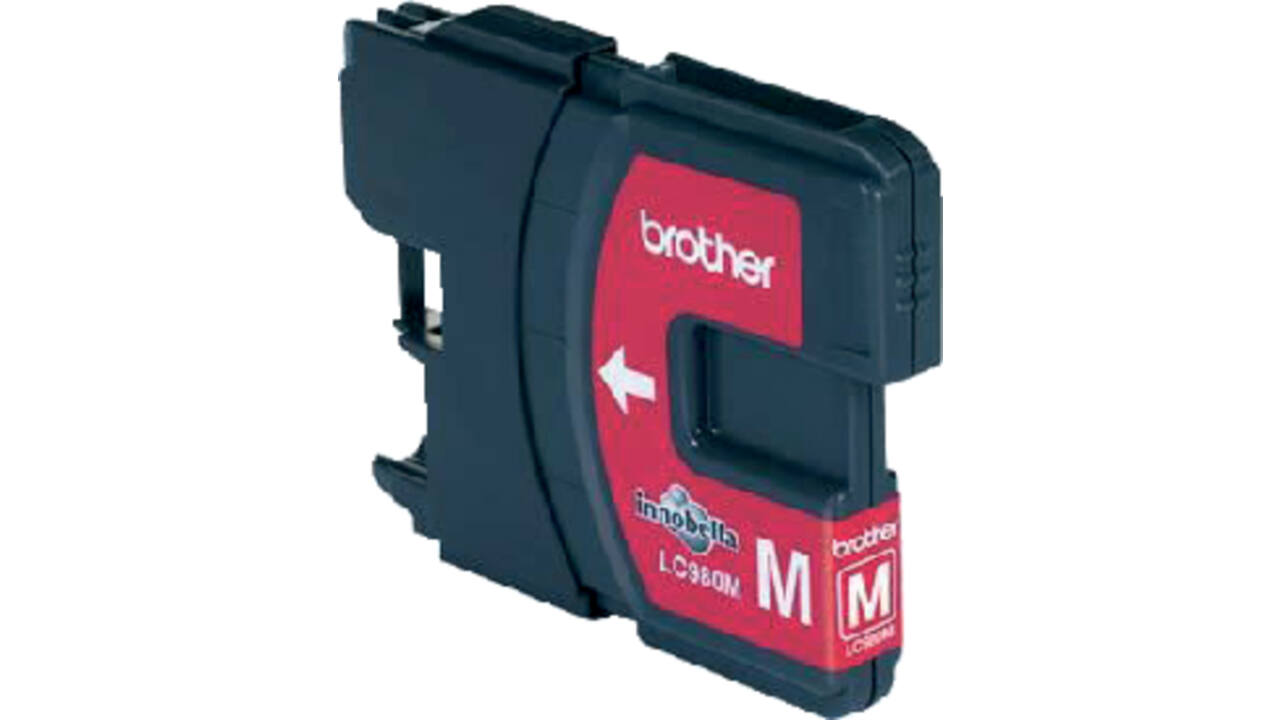Inktcartridge Brother LC-980M rood
