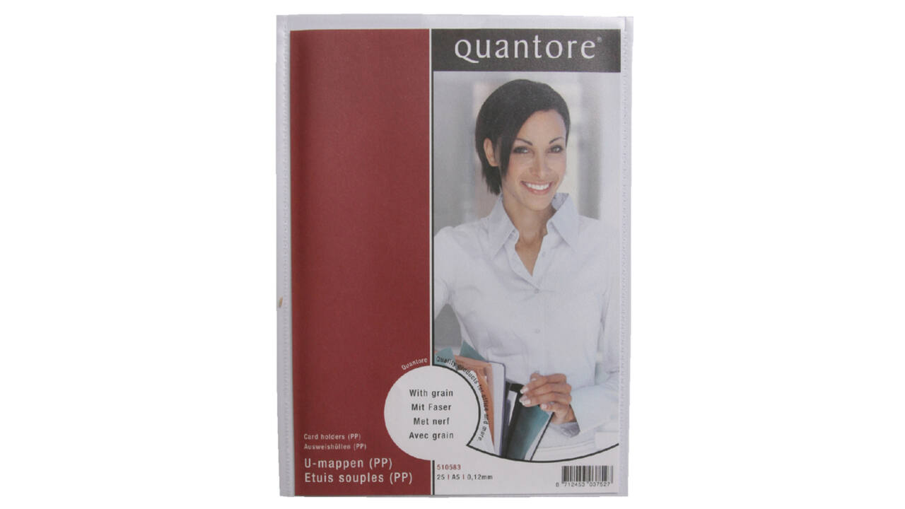 Insteekmap U-model Quantore A5 PP 0.12mm 25 stuks