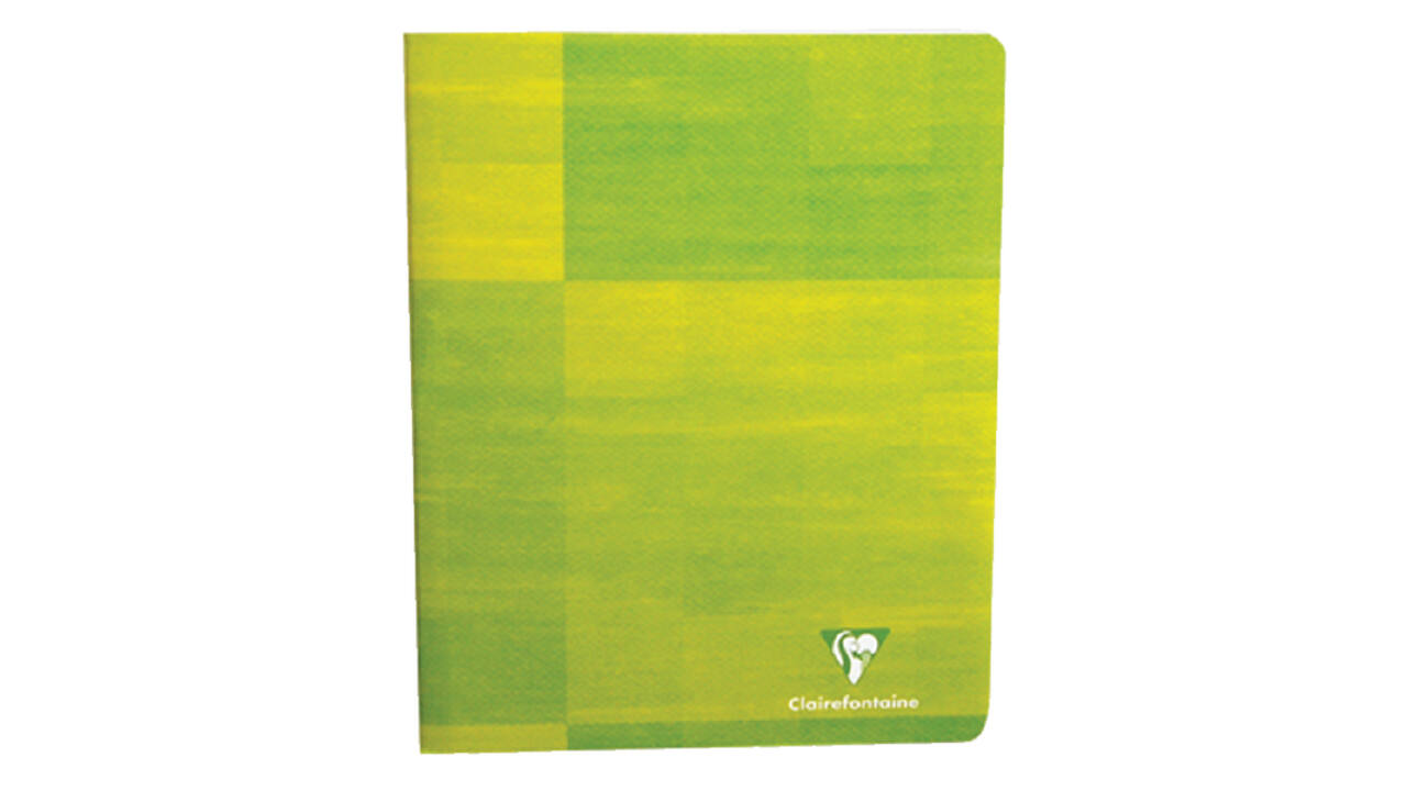 Schrift Clairefontaine 165x210mm lijn 72 pagina's 80gr assorti