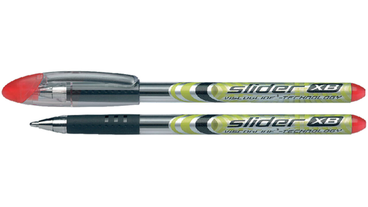 Rollerpen Schneider Slider extra breed rood