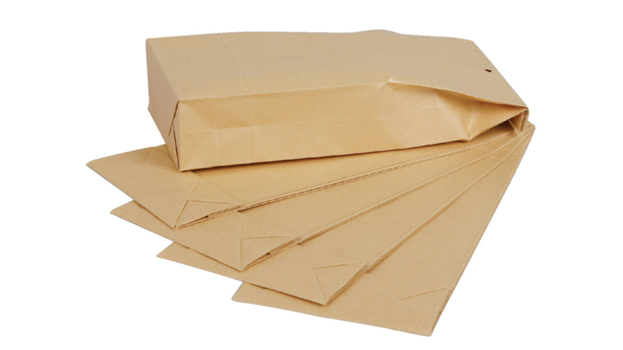 Envelop Quantore monsterzak 100x245x40mm bruin 250 stuks