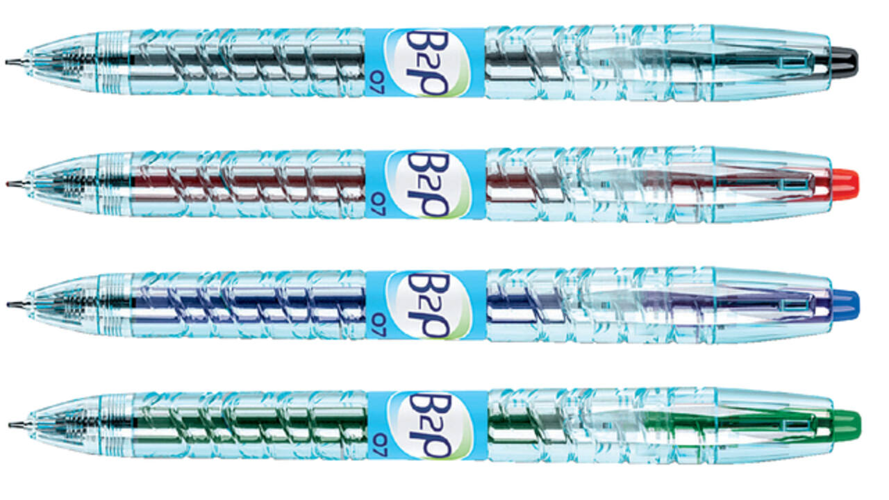 Gelschrijver PILOT Begreen B2P medium zwart