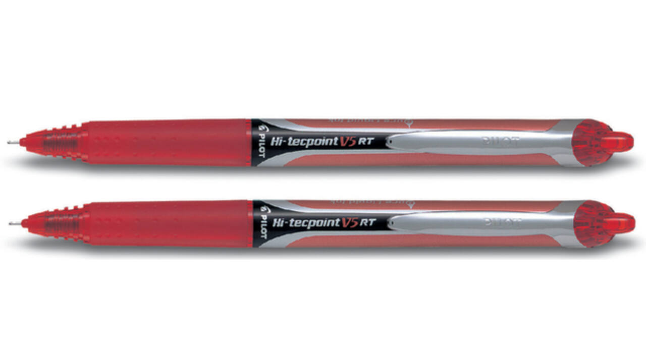 Rollerpen PILOT Hi-Tecpoint V5 RT fijn rood