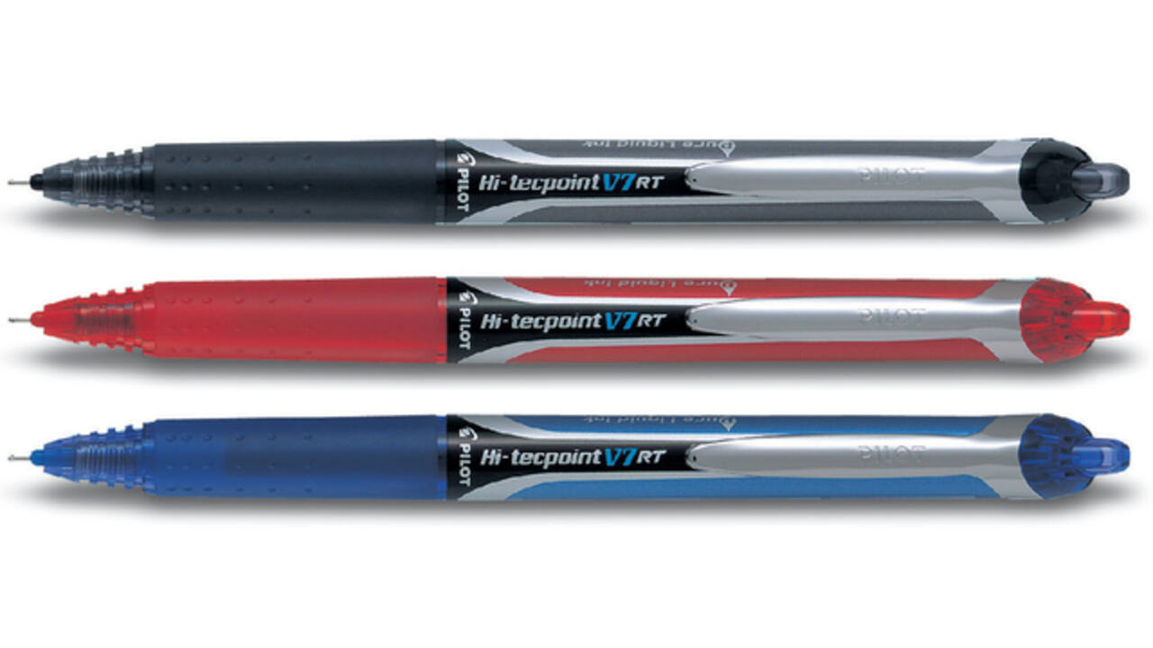 Rollerpen PILOT Hi-Tecpoint V7 RT medium zwart
