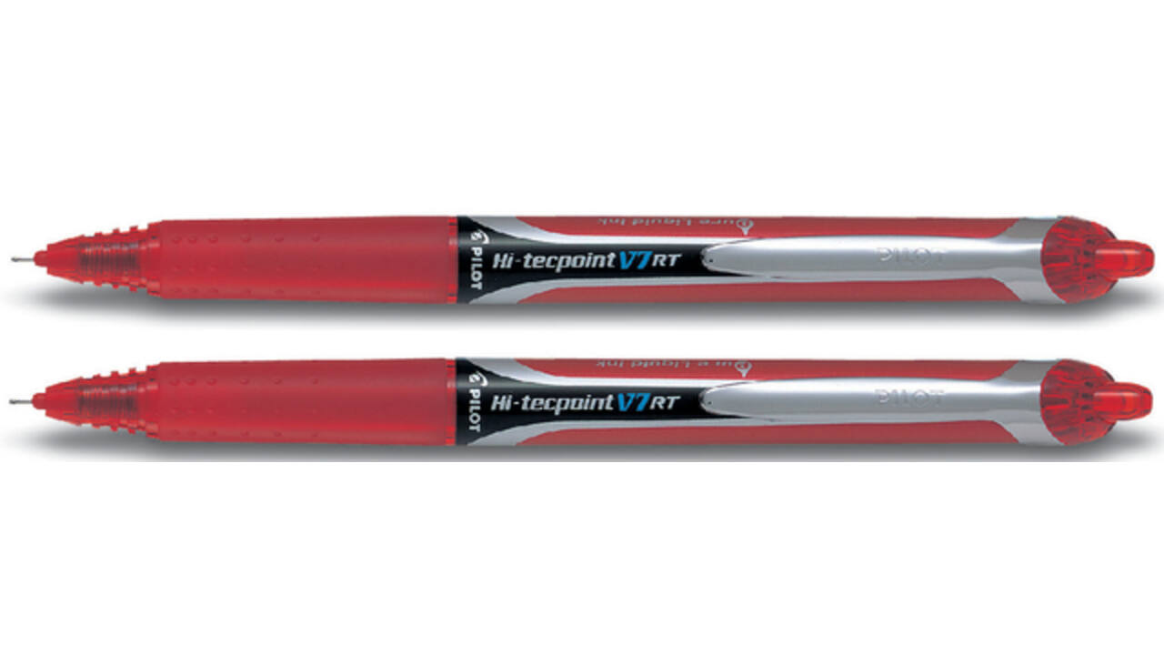 Rollerpen PILOT Hi-Tecpoint V7 RT medium rood