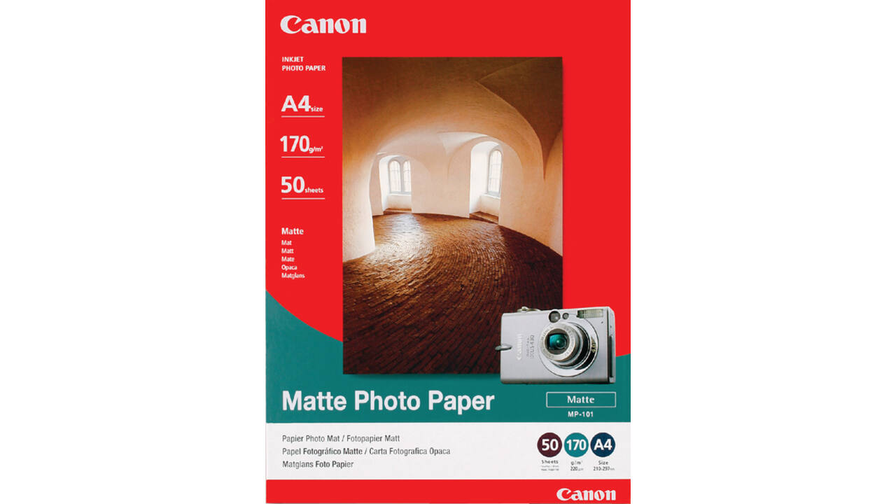 Inkjetpapier Canon MP-101 A4 170gr mat 50 vel