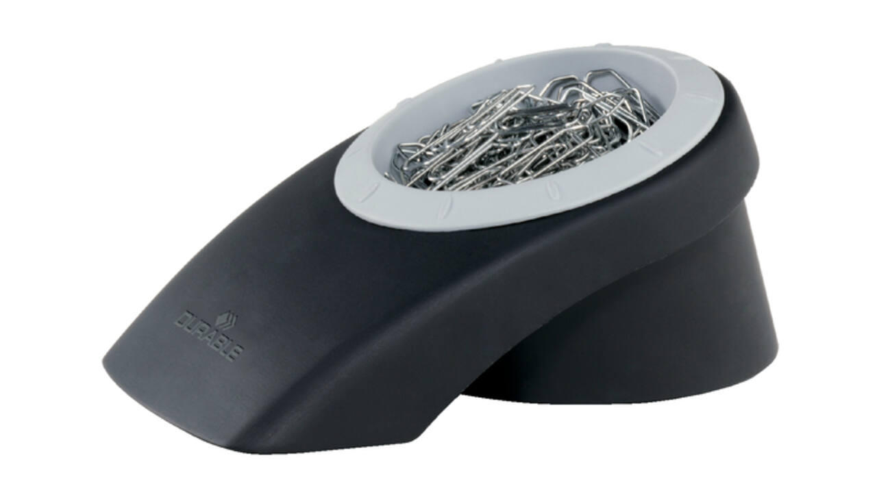 Papercliphouder Vegas inclusief 100 paperclips zwart