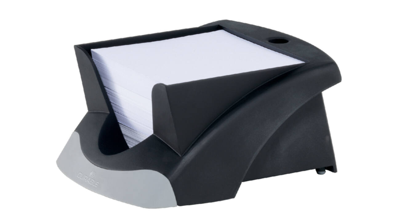 Memokubus Vegas 90x90mm zwart met 500vel