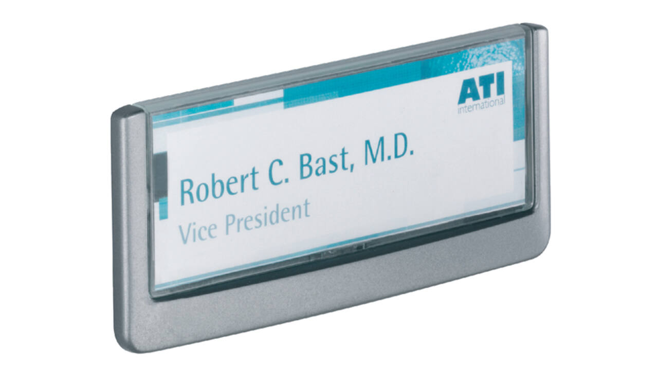 Deurbordje Durable Click sign 149x52,5mm grafiet