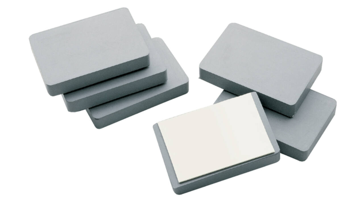 Magneet Legamaster 50x75x12mm blokmagneet