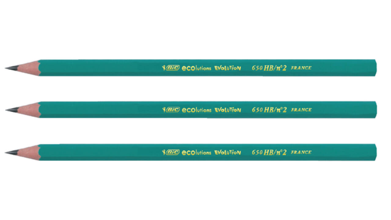 Potlood Bic Evolution ecolutions 650 zeshoekig HB