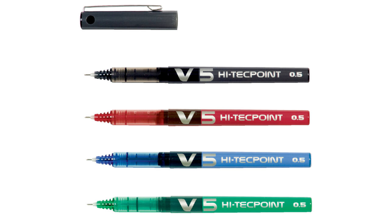Rollerpen PILOT Hi-Tecpoint V5 fijn rood